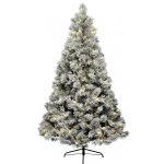 Искусственная елка Ванкувер заснеженная 288 теплых белых ламп, 1.80м, Леска 1.80 м