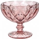 Креманка для мороженого Новогодние грани, 12*10 см, розовый, стекло Koopman YE7300150