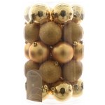 Набор шаров Золотая Коллекция, 80 мм, 34 шт, mix KAEMINGK 023304