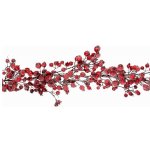 Ягодное изобилие с красными заснеженными ягодами, 180 см Edelman 293827