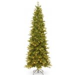 Искусственная ель КЭРРИНГТОН (литая хвоя PE+PVC), зелёная, 250 тёплых белых LED-огней, 183 см, National Tree Company