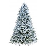 Искусственная ель ГАМИЛЬТОН (литая хвоя PE+PVC), голубая заснеженная, 350 тёплых белых LED-огней, 183 см, National Tree Company