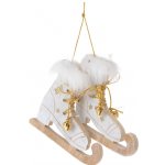 Деревянная елочная игрушка Снежные Коньки 9 см 2 шт, подвеска Koopman