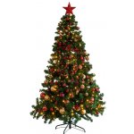 Искусственная елка с гирляндой и игрушками Империал: Royal Christmas 180 см, 260 теплых белых ламп, контроллер, ПВХ Kaemingk