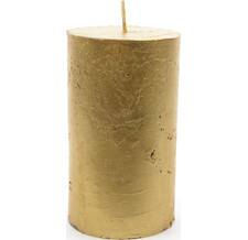 Свеча Металлик Макси, 180*68 мм, золотая