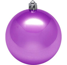 Шар декоративный глянцевый светло-фиолетовый