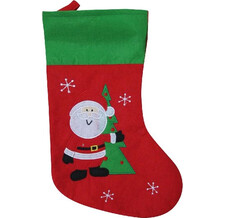 Украшение декоративное новогоднее носок Дед Мороз / снеговик, 2 вида