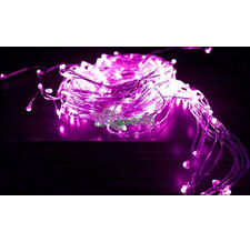 Branch light 1,5 м цвет розовый, провод прозрачная проволока