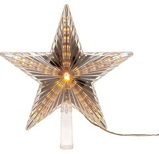 Елочная верхушка «Волшебная звезда», 22 см, теплый белый, Kaemingk 495201
