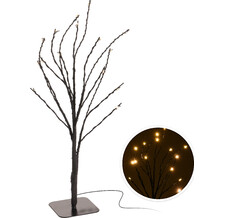 Светящееся дерево Сказочная Липа 30 см, 15 теплых белых мини Led ламп, на батарейках Koopman AXZ201000