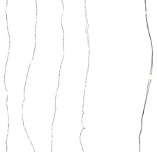штора Роса 0.9*1 м, 100 теплых белых микро LED ламп, серебряная ПРОВОЛОКА, IP44 Kaemingk