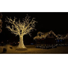Светодиодное дерево 330 см теплый белый