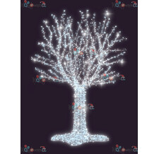 Световое дерево Decois белый, 2,5х2,5м