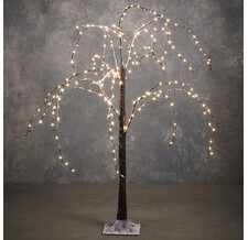 Светодиодное дерево Вальдетруда 120 см, 240 теплых белых LED ламп, таймер, IP44 Edelman
